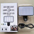مصباح LED قابل للشحن بثلاثة ألوان